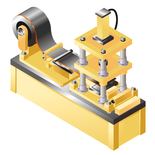 Electrode cutting machine for lithium-ion secondary batteries etc. for small-quantity production