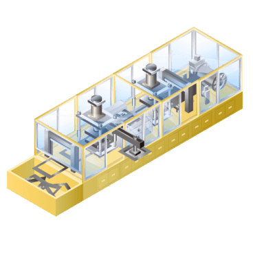 Laminate forming machine for lithium-ion secondary batteries etc.