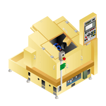 Piston ring groove processing machine