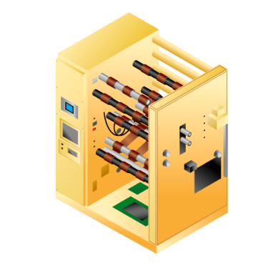 Slitter for lithium-ion and similar secondary batteries.